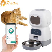 3.5L automatic cat feeder with swirl design, app control version