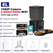 8L camera cat feeder product view