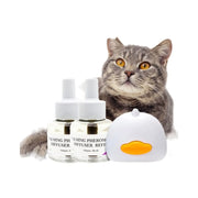 Cat pheromone diffuser coverage in living room