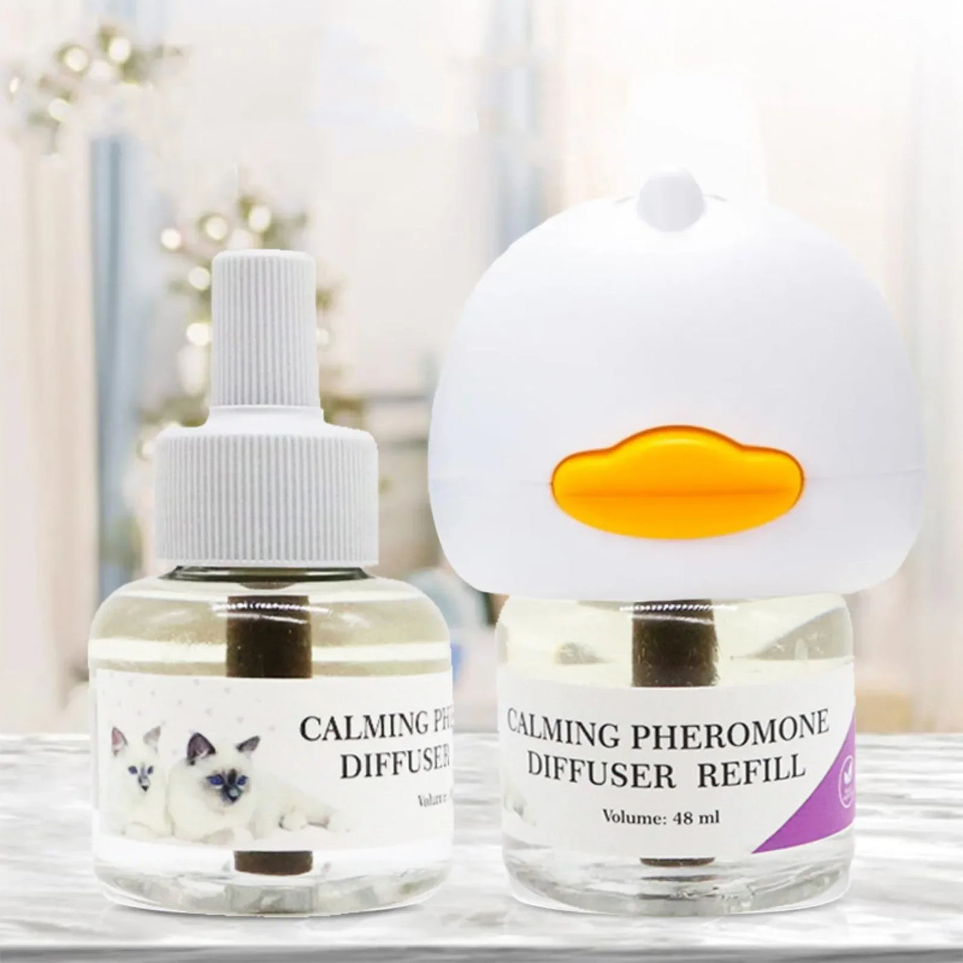 Cat stress support diffuser detail view