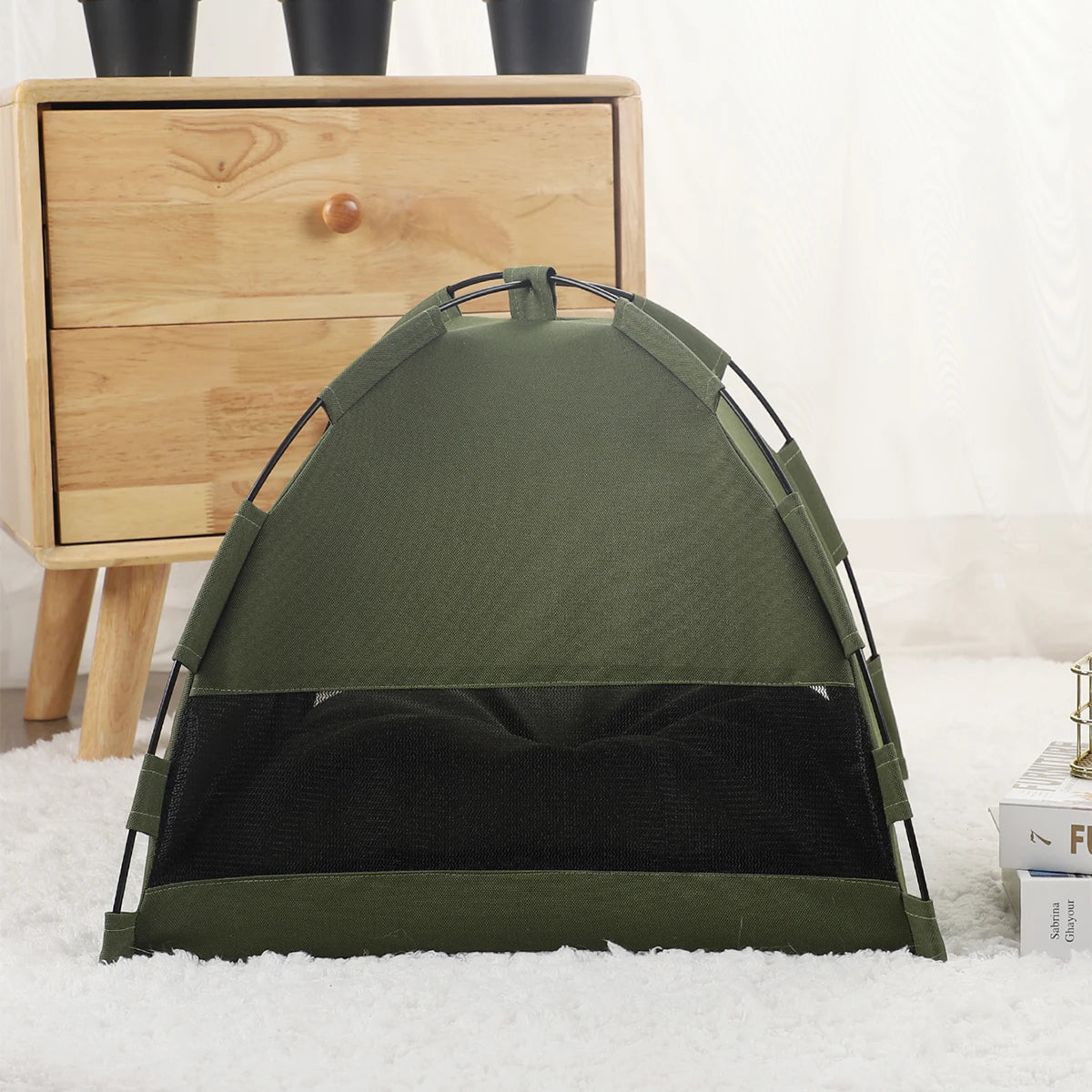 Rabbit design cat tent bed option