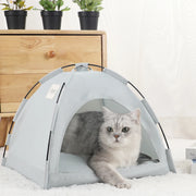 Fruit green clamshell cat bed