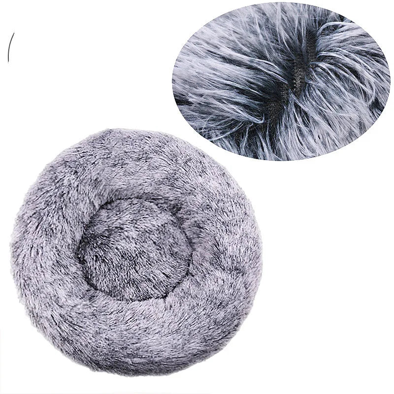 Pumpkin pink donut bed for cats