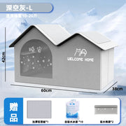 Cat cooling house breathable material detail