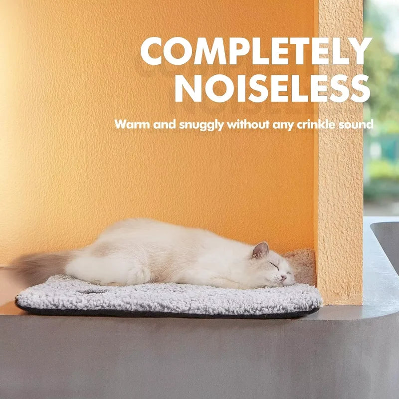 Flat cat warming pad surface detail showing even heating area
