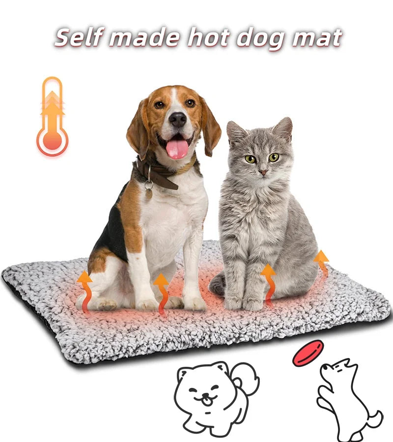 Cat heat pad with power connection, product detail