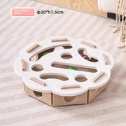 Felt forage cat toy square shape option
