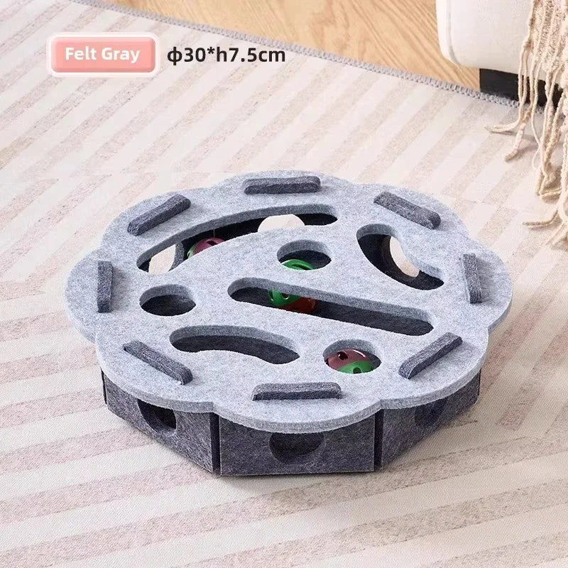 Cat foraging enrichment mat full view