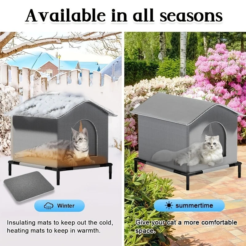Foldable cat shelter in 33cm cube size