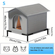 Foldaway outdoor cat shelter product view