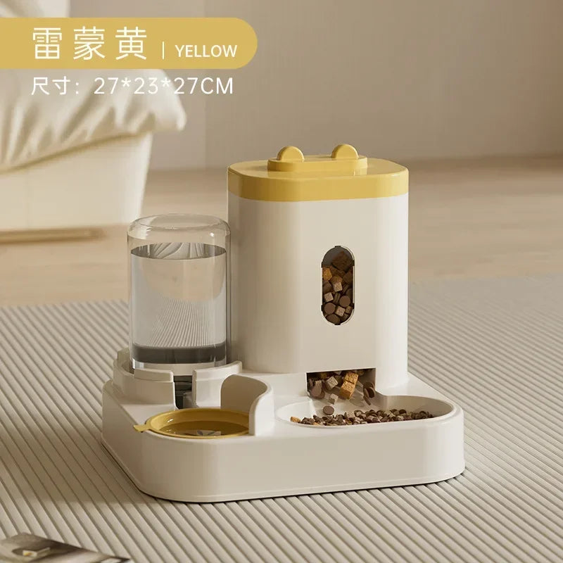 Cat food and water station colour range