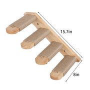 Corner shelf piece for cat wall system