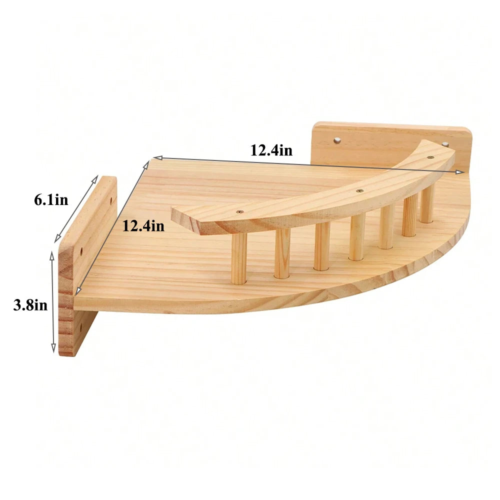 Cat wall stairway system piece options