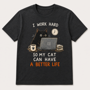 Funny cat graphic t-shirt collection, nine designs for cat lovers
