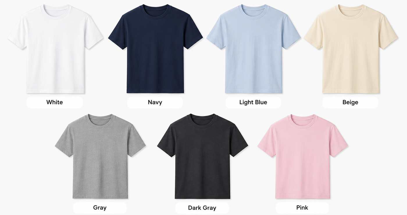 Funny cat t-shirt collection colour options