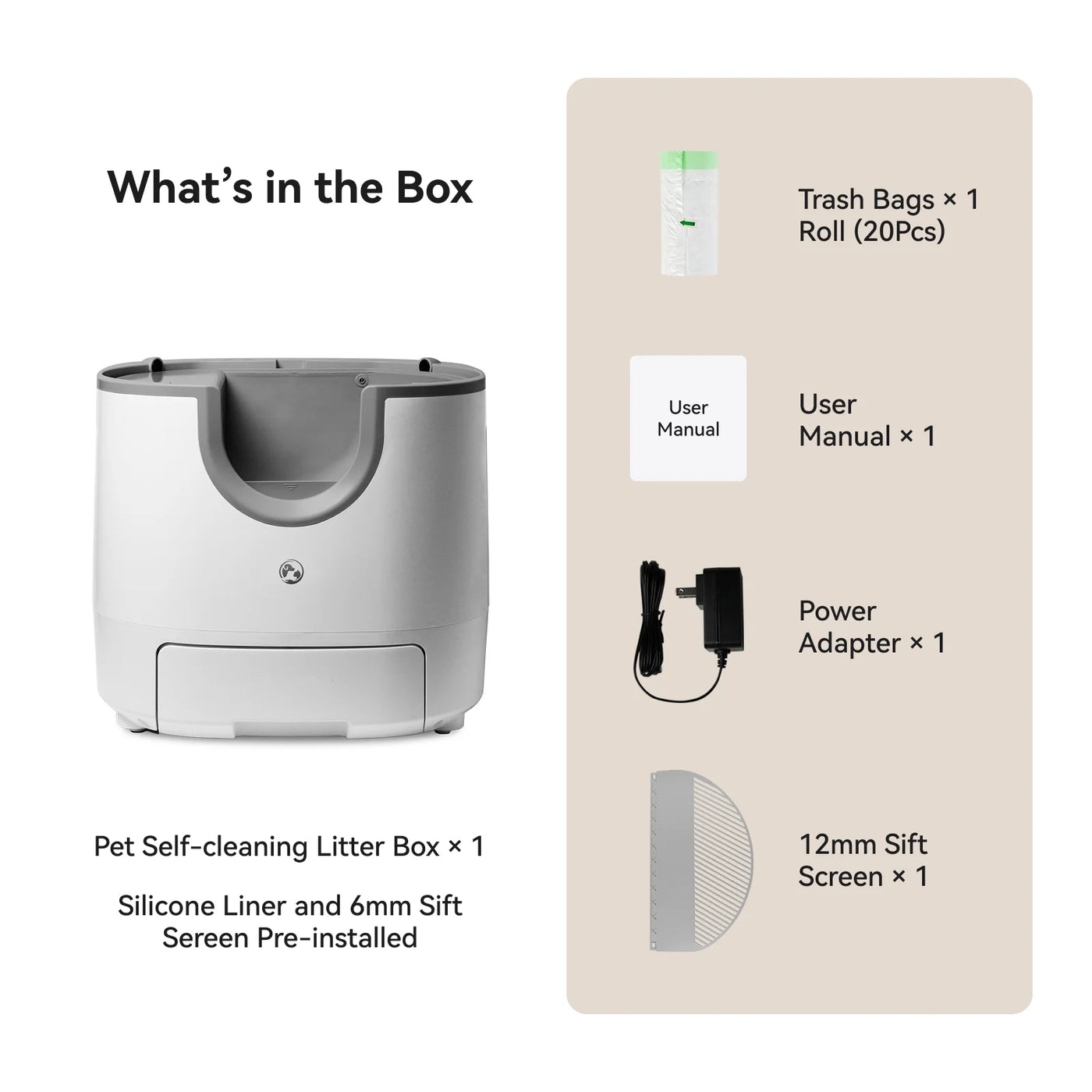 11L automatic cat litter box app monitoring feature