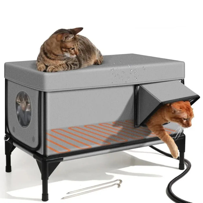 Outdoor cat houses
