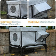 Heated cat shelter size options S M L