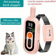 Long-range gentle cat training collar 518-M1 in pink