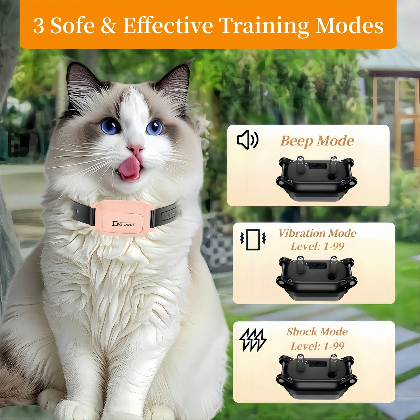 Gentle training collar strap detail