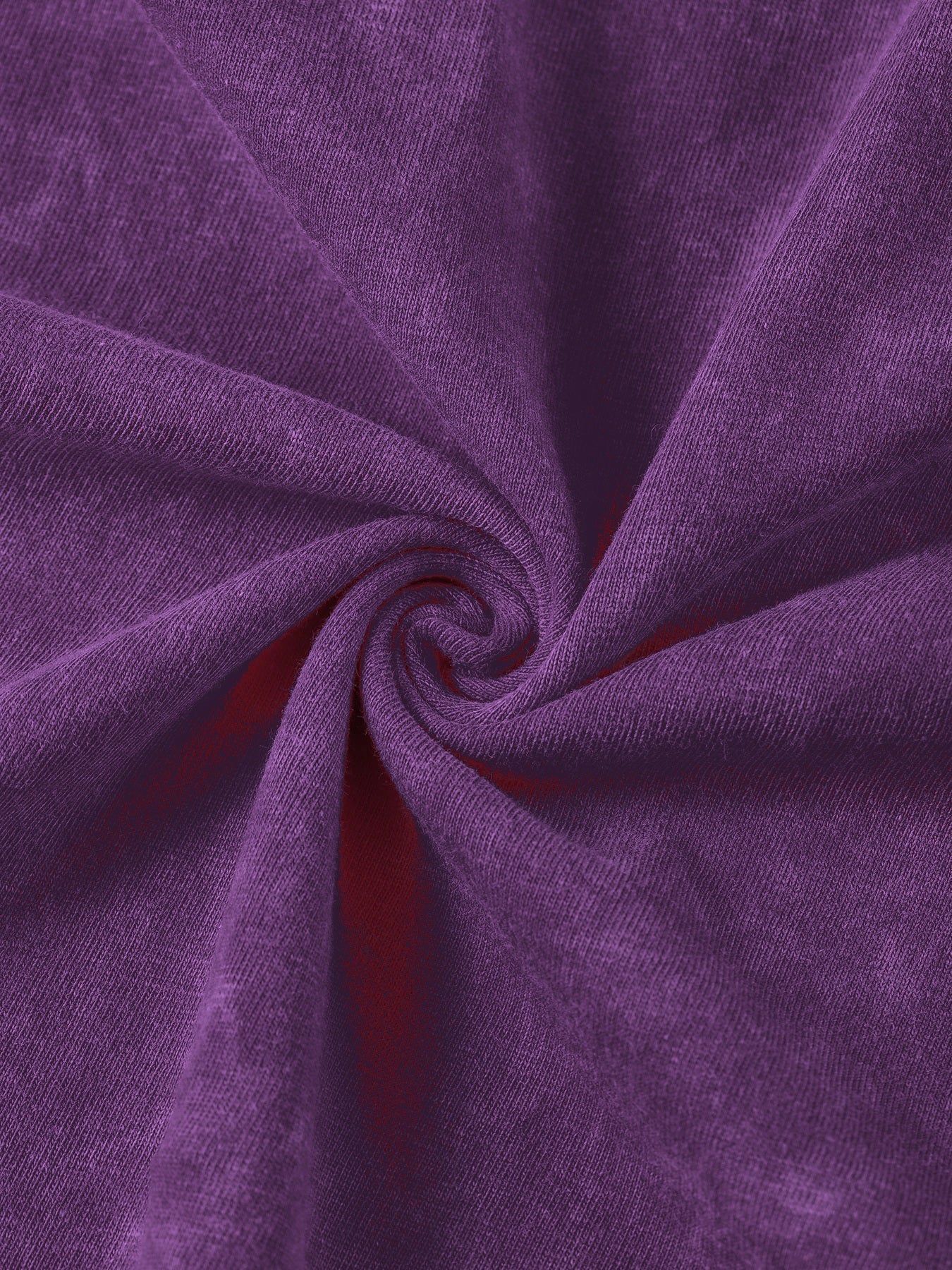 Purple washed cotton fabric detail for Medicine for Happiness Cat Tee