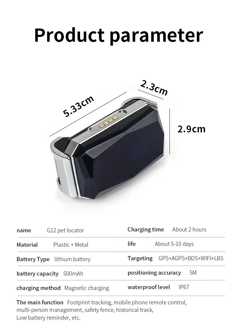 Mini cat tracker app pairing detail