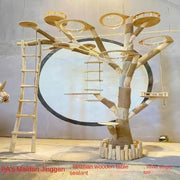 Nature cat tree habitat platform layout