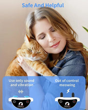 Cat training collar cue mode controls