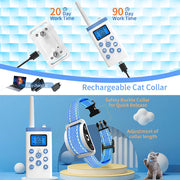 Cat training collar session fit view