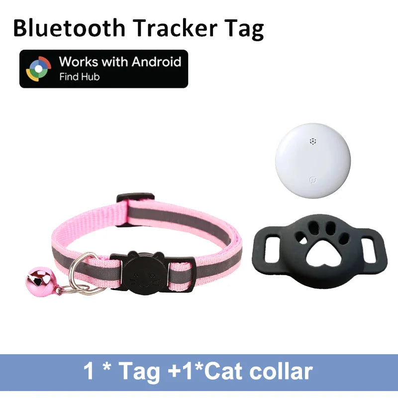Anti-lost cat tracker collar fit detail