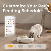 Refrigerated wet food feeder controls