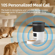 3L automatic cat feeder hopper and bowl detail
