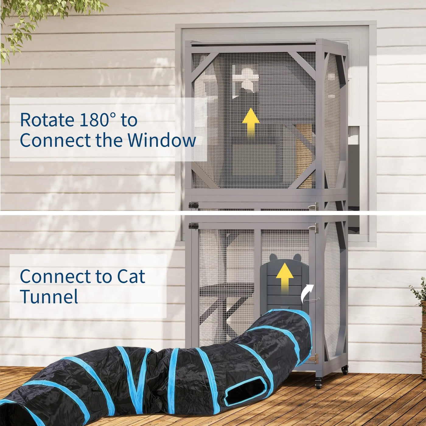 Rolling catio wheel base with locks