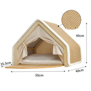 Sisal cat villa scratch and sleep combination
