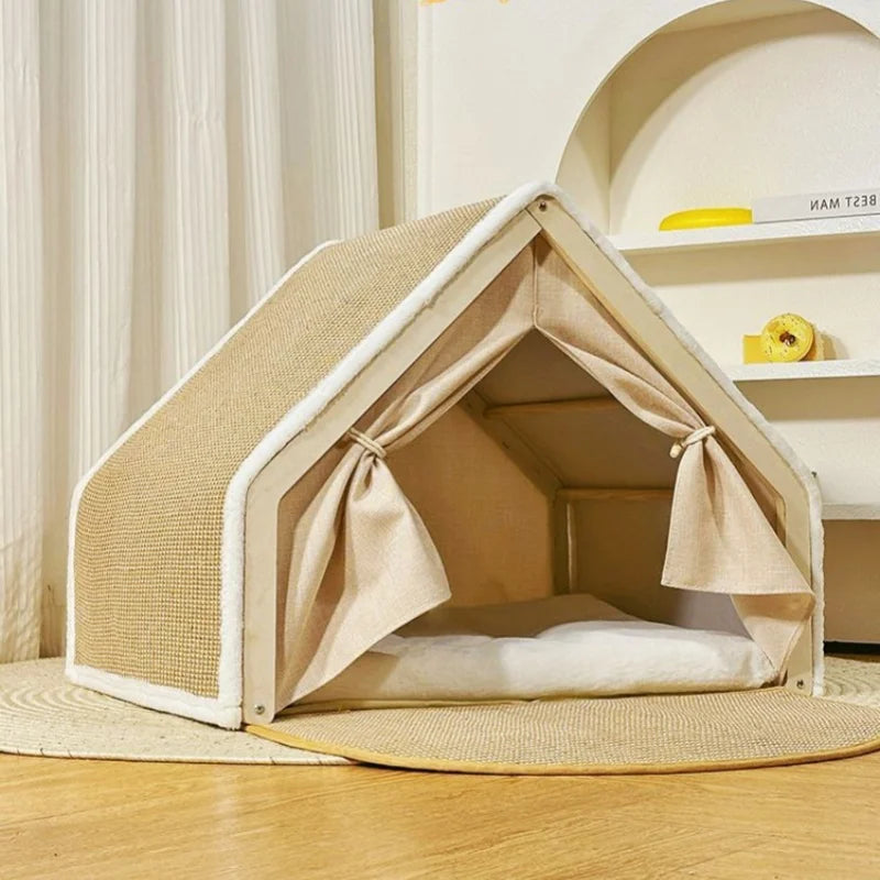 Sisal cat villa scratch tent product view