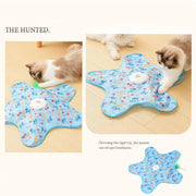 Star Spinner cat chase toy spinning action detail
