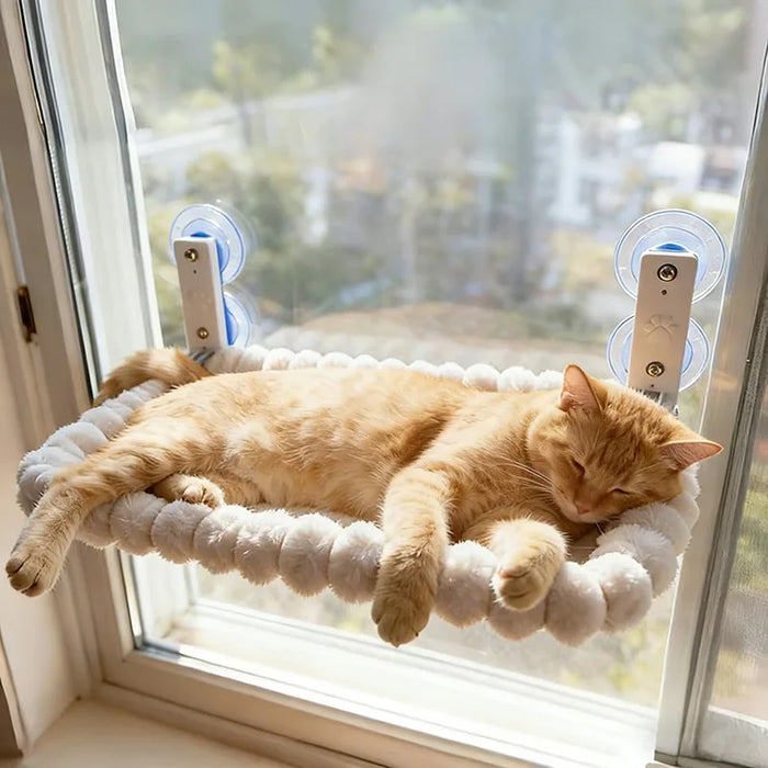 Sunny Seat cat window hammock with strong suction cups