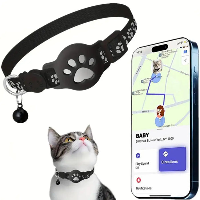 Smart tag cat tracker collar for anti-lost safety, style A
