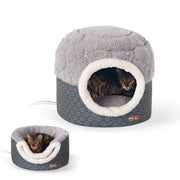 Thermo Nest heated cat bed, compact nest shape with supportive rim