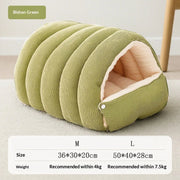 Warm plush cat house in 36cm and 50cm size options