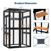 Wooden window catio tower product view