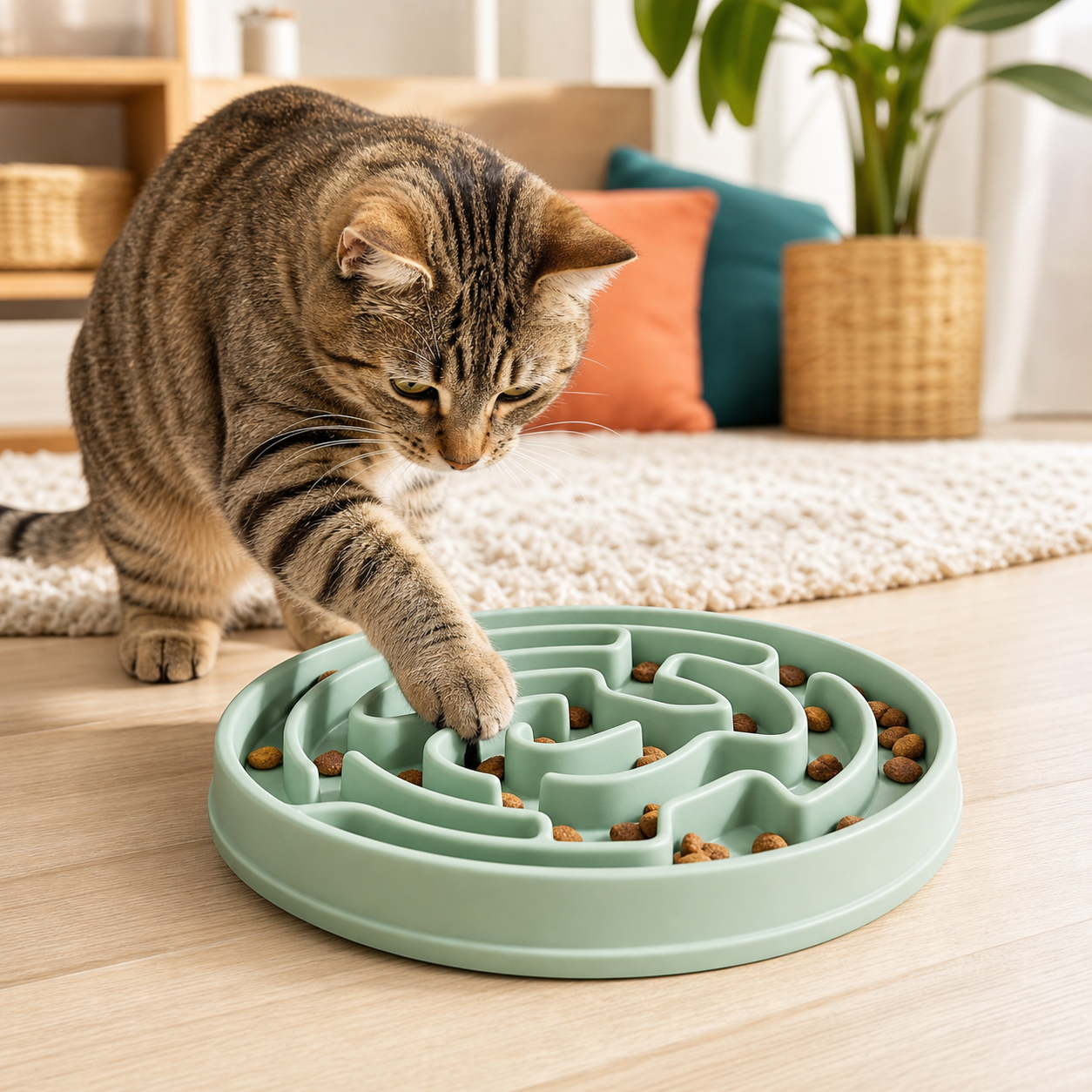 Whisker Maze Slow Feeder Puzzle for Treat Foraging Play
